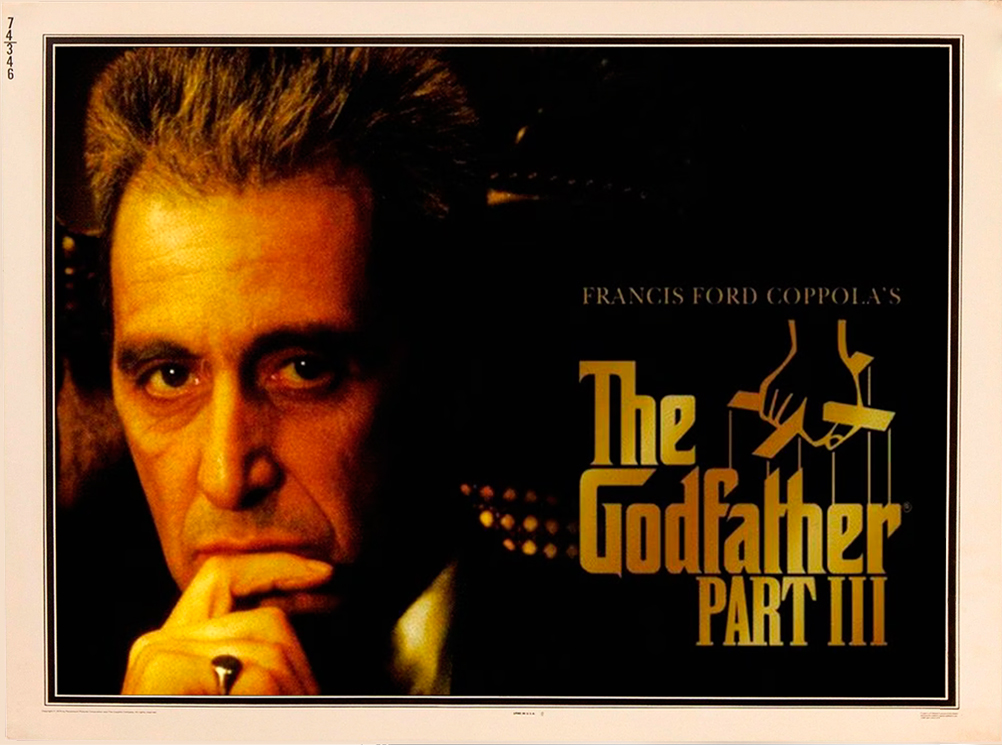 the godfather part 3 classic movie poster