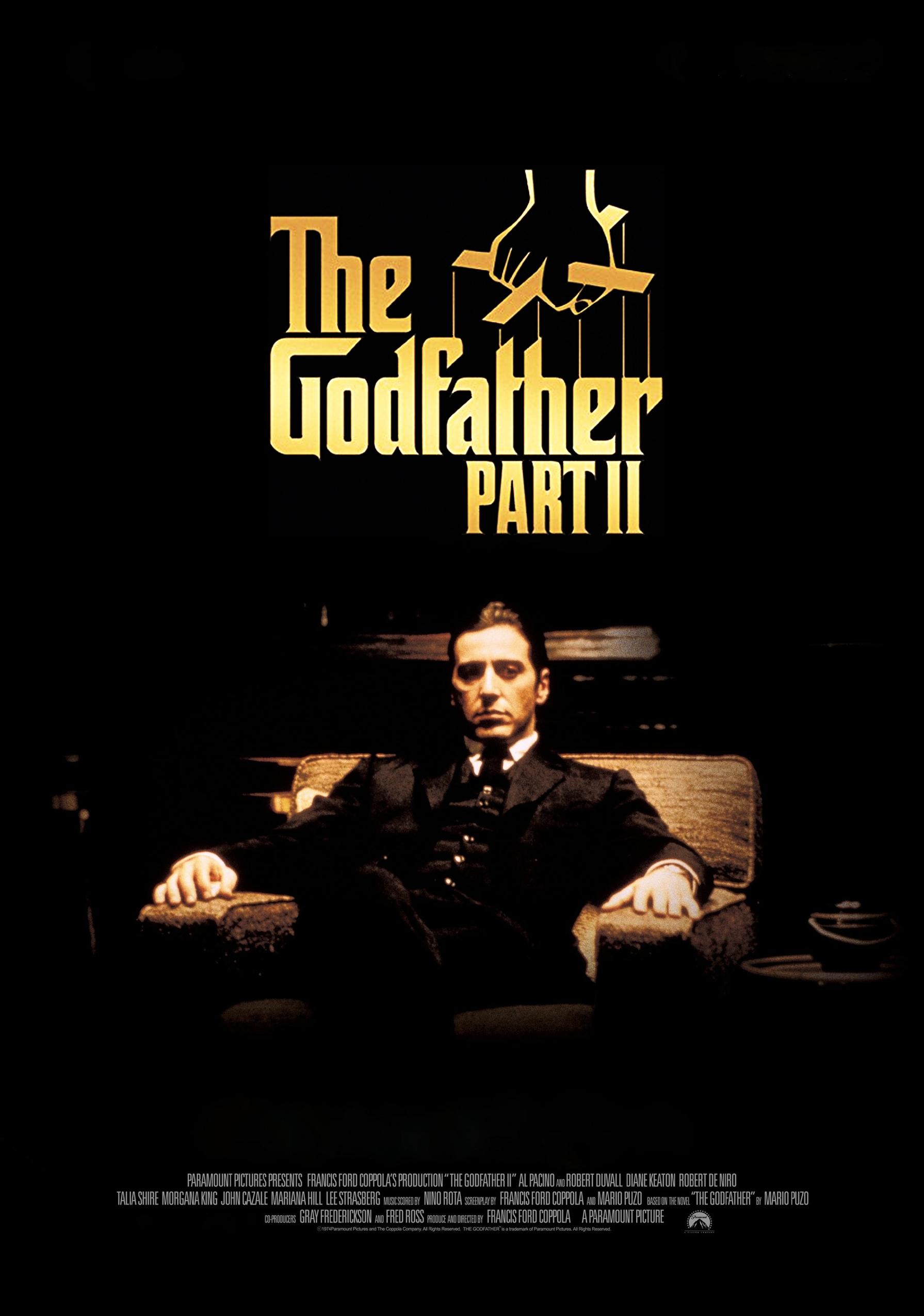 the godfather part 2 movie poster